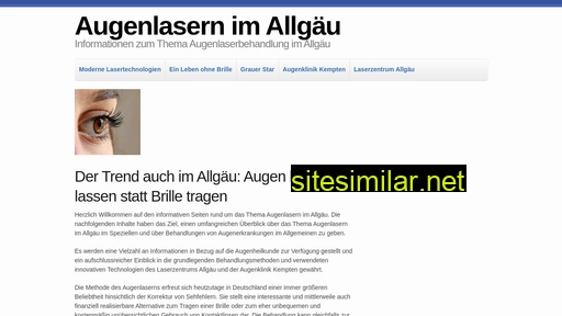 augenlasern-im-allgaeu.de alternative sites