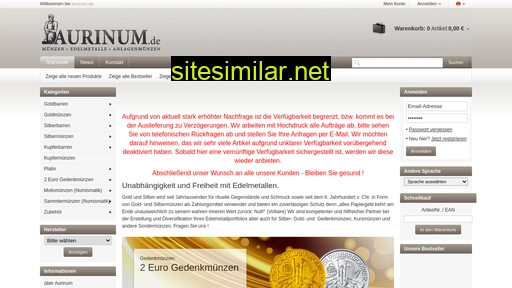 aurinum.de alternative sites