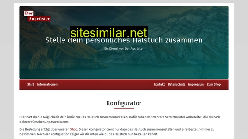 ausruester-halstuch.de alternative sites