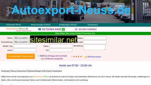 autoexport-neuss.de alternative sites