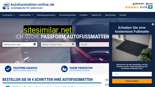 Autofussmatten-online similar sites