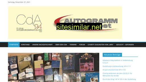 autogrammclub.de alternative sites