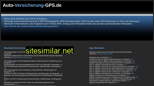 Auto-versicherung-gps similar sites