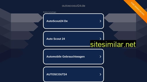 Autoscoaut24 similar sites