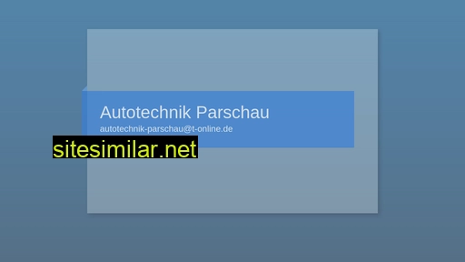 Autotechnik-parschau similar sites