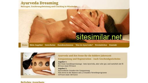 ayurveda-dreaming.de alternative sites