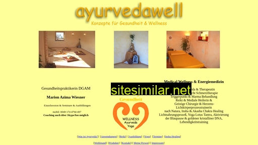 ayurvedawell.de alternative sites