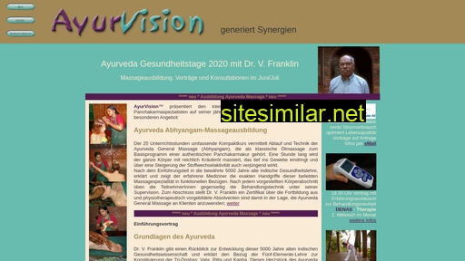 Ayurvision-muenchen similar sites