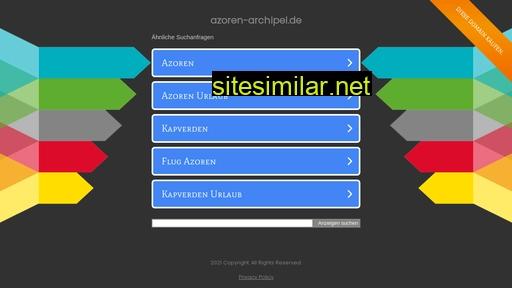 azoren-archipel.de alternative sites