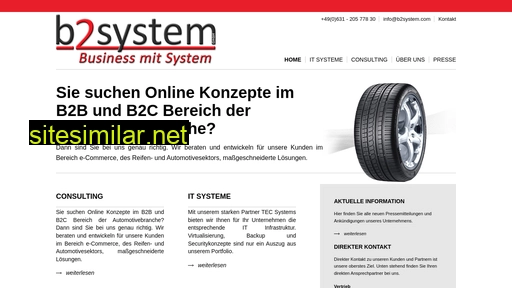 b2system.de alternative sites