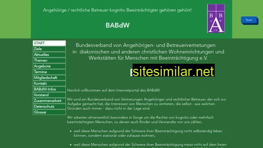 babdw-ev.de alternative sites