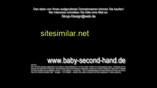 baby-second-hand.de alternative sites