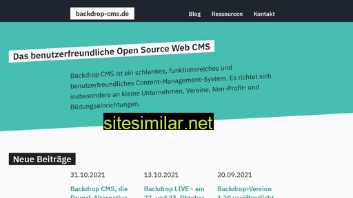 backdrop-cms.de alternative sites
