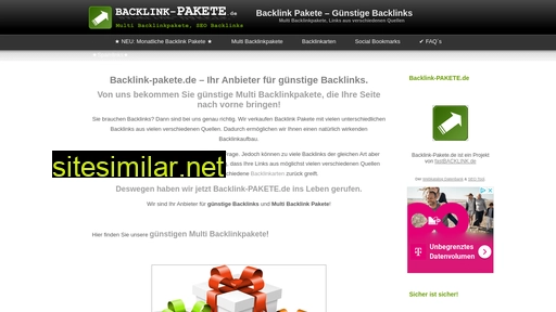 Backlink-pakete similar sites