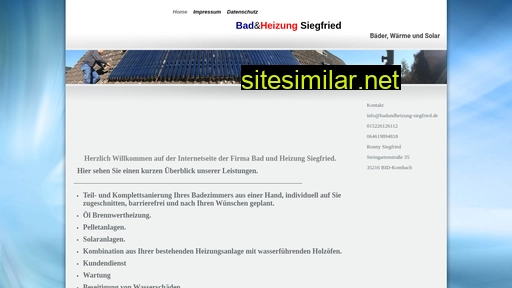 badundheizung-siegfried.de alternative sites