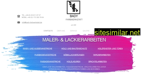 bady-farbwerkstatt.de alternative sites