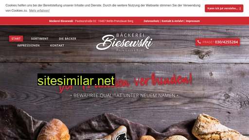 baeckerei-biesewski.de alternative sites