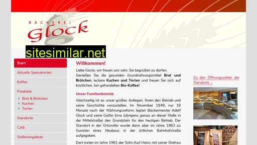baeckerei-glock.de alternative sites