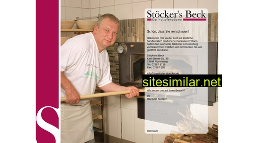 baeckerei-stoecker.de alternative sites