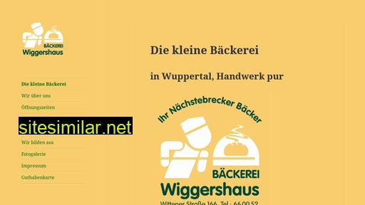 Baeckerei-wiggershaus similar sites