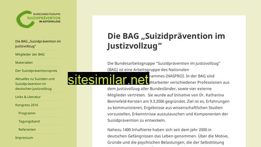 bag-suizidpraevention.de alternative sites