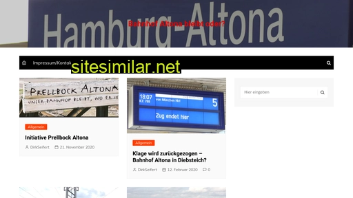 Bahnhof-altona-bleibt similar sites