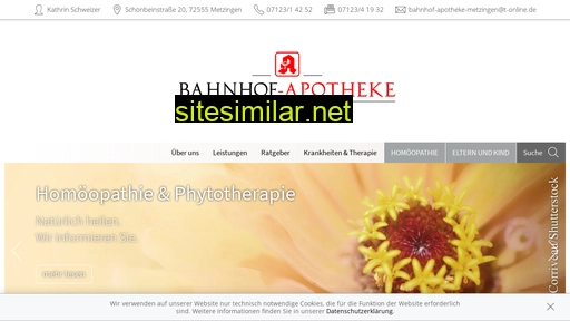 bahnhof-apotheke-metzingen.de alternative sites