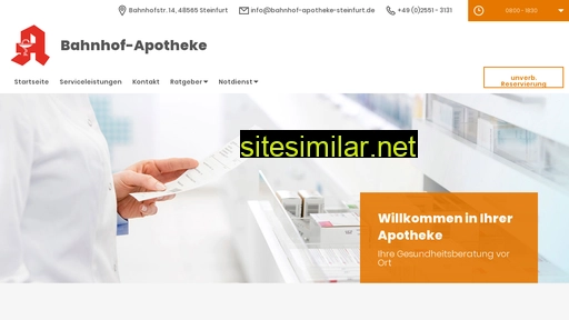 bahnhof-apotheke-steinfurt-app.de alternative sites
