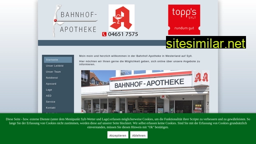 bahnhof-apotheke-sylt.de alternative sites
