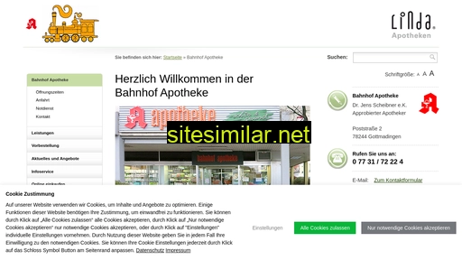 bahnhofapotheke-gottmadingen.de alternative sites