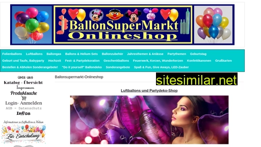 ballonsupermarkt-onlineshop.de alternative sites