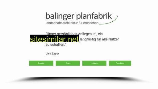 Balinger-planfabrik similar sites