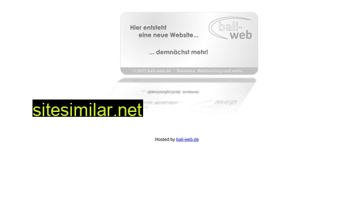 bali-web.de alternative sites