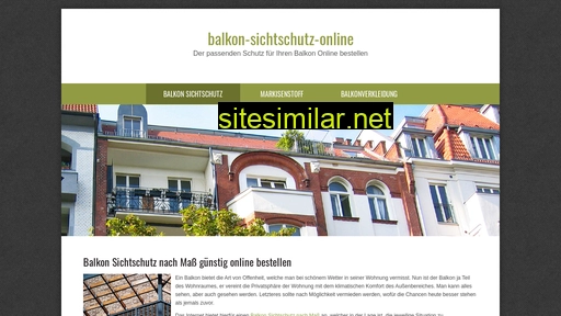 Balkon-sichtschutz-online similar sites