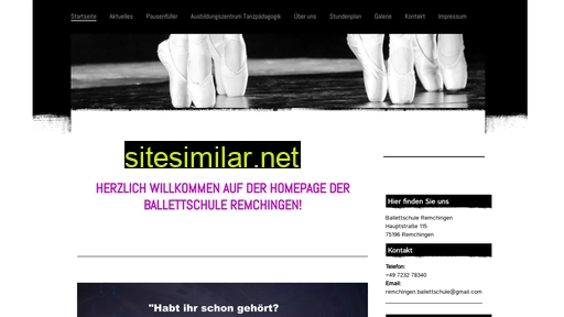 ballettschuleremchingen.de alternative sites