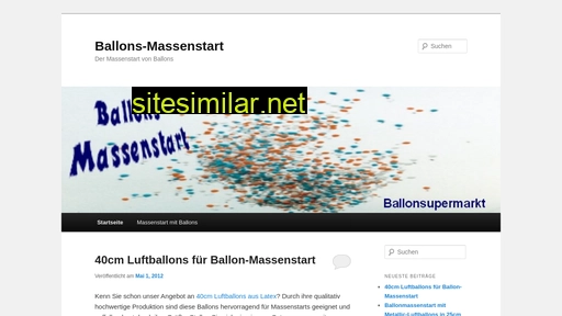 Ballons-massenstart similar sites