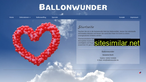 Ballonwunder-mendig similar sites
