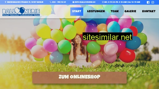 balloonerie.de alternative sites
