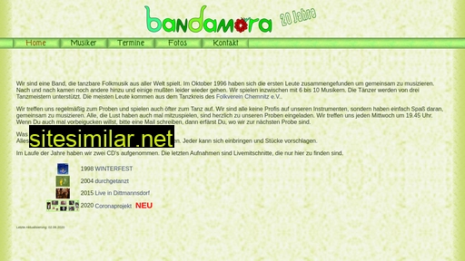 bandamora.de alternative sites