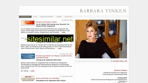 barbaravinken.de alternative sites
