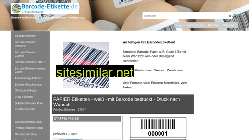 barcode-etikette.de alternative sites