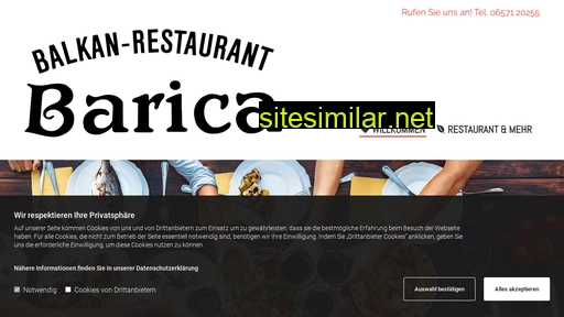 barica-balkanrestaurant.de alternative sites