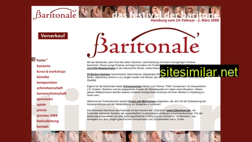 baritonale.de alternative sites