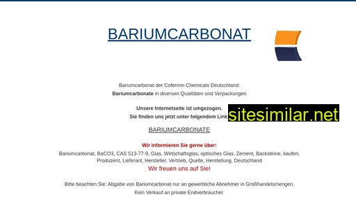 bariumcarbonat.de alternative sites