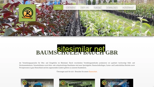 bauch-baumschule.de alternative sites