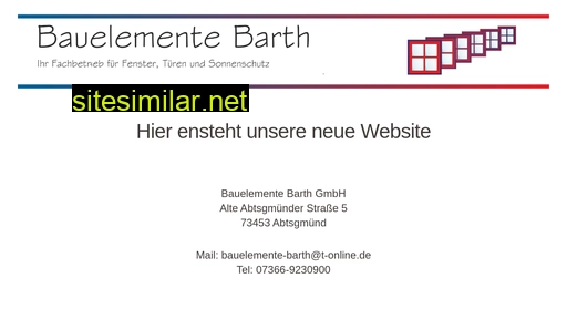 bauelemente-barth.de alternative sites