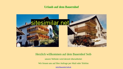 bauernhof-seib.de alternative sites