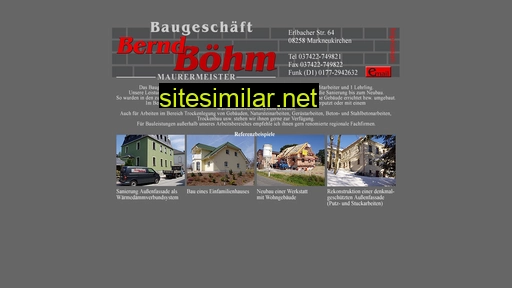 Baugeschaeft-bernd-boehm similar sites