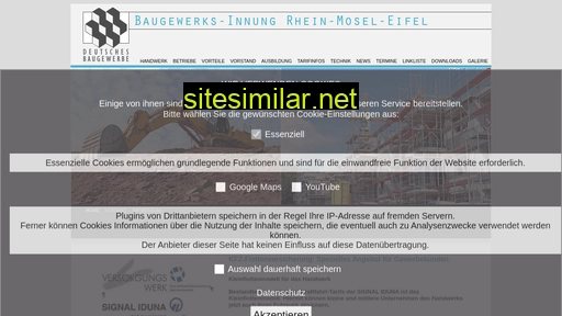 baugewerks-innung-rhein-mosel-eifel.de alternative sites