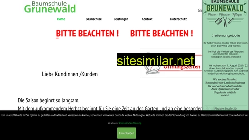 baumschule-grunewald.de alternative sites